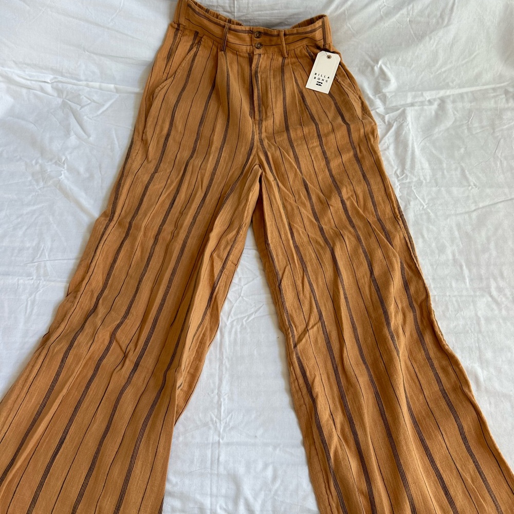 Billabong Wide Leg Striped Pants